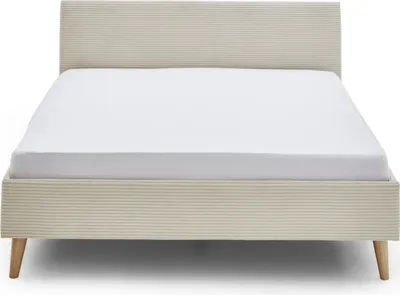 Produktbild von Polsterbett Bett Modell Wicki beige 140x200cm