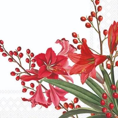 Produktbild von Weihnachten - Cocktail Servietten 25 x 25 cm – 3-lagig – 15