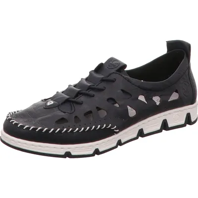 Produktbild von Rieker Slipper durchbrochen in blau, Gr. 43