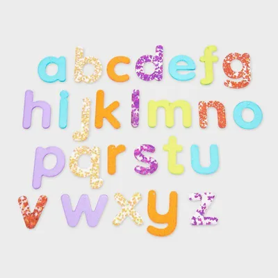Produktbild von TickiT Lernspielzeug Rainbow Glitter Letters - Set mit 26 Buchstaben
