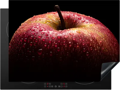 Produktbild von KitchenYeah© Herdabdeckplatte Apfel - Wasser - Obst , 70x52cm, Küche Deko, Glaskeramikkochfeld Herdabdeckung, Abdeckplatte fùr Kochfeld