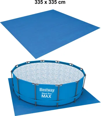 Zdjęcie produktu dla Bestway 58001, Podkładka naziemna, Niebieski, 3,05 m, 3,05 m, 3,05 m, 879 g