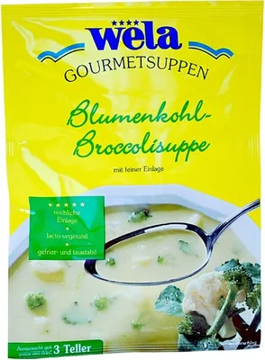 Produktbild von WELA - Blumenkohl-Broccolisuppe mit gefriergetr. Blumenkohlröschen
