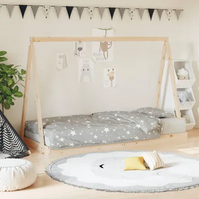Obrázok produktu pre vidaXL Detská postieľka 90x200 cm z masívneho borovicového dreva
