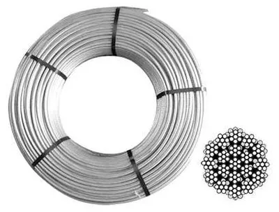 Immagine prodotto di fune zincata commerciale ø 10 mm - rotolo 25 mt