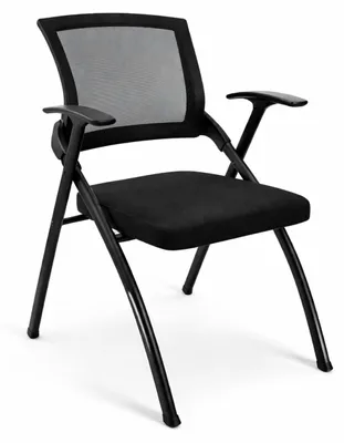 Produktbild von Moderner Seminarstuhl mit Netzrückenlehne und ergonomischen Armlehnen