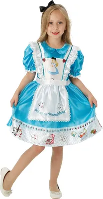 Produktbild von Disney Alice im Wunderland Kinder Faschingskostüm Kindergröße: 104