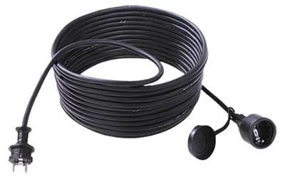 Immagine prodotto di BACHMANN Prolunga 3G1,5mm² , H07RN-F contatto di terra in gomma/neoprene, nero, 25 m