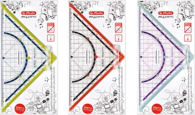 Immagine prodotto di Herlitz 300003406 Herlitz Geometriedreieck my.pen 25cm m.f.s.