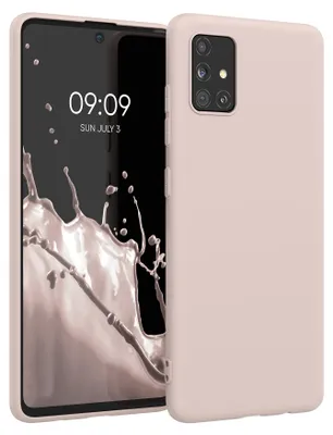Produktbild von kwmobile Handyhülle für Samsung Galaxy A51 Hülle - TPU Case - Kabelloses Laden - Schutzhülle Cover in Coconut Swirl