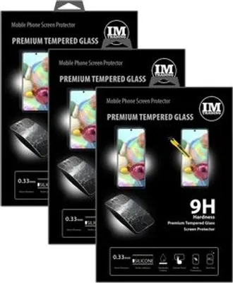 Produktbild von cofi1453 3X Panzer Schutz Glas 9H Tempered Glass Display Schutz Folie Display Glas Screen Protector kompatibel mit Samsung Galaxy A71 (A715F)