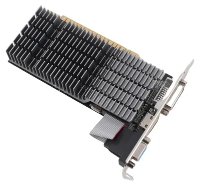 Zdjęcie produktu dla Karta graficzna GT710 4G z pamięcią GDDR3, obsługująca interfejsy DVI i VGA, przeznaczona do multimediów HD, 64-bitowa, rozdzielczość 3840x2160 – karta graficzna do gier dla komputerów stacjonarnych