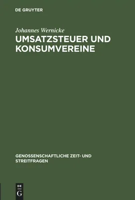 Produktbild von Umsatzsteuer und Konsumvereine