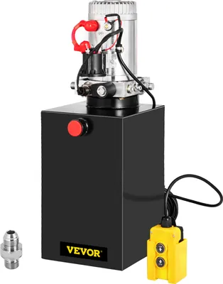 Zdjęcie produktu dla VEVOR Pompa hydrauliczna jednostronnego działania 15 L, wywrotka, pompa hydrauliczna Agregat hydrauliczny Agregat hydrauliczny jednostronnego działania 12 V 3200 PSI Maks. Ciśnienie 1,6-3 kW