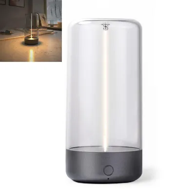 Produktbild von LED Tischlampe kabellos, Touchfunktion, warmweiße Lichtfarbe, USB-C Aufladung, Nachttischlampe, Leselampe, Akku Lampe