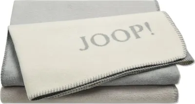 Produktbild von Joop Wohndecke, Maße 150x200cm, aus Mischgewebe mit Zierstich, Farbe Stone