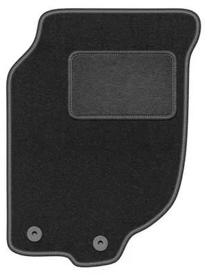 Immagine prodotto di Tappetino guidatore in moquette per Rover 200 2000-2005 (hatchback) – 1 pezzo, grigio grafite, su misura – Wielganizator LUX