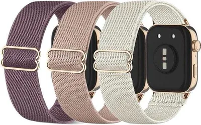 Produktbild von Elastische Nylon Armbänder Schwarz 5er Pack