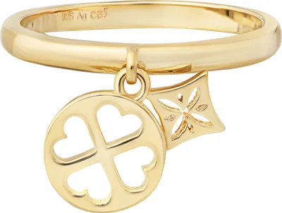 Produktbild von cai Ring 925 Silber vergoldet Anhänger Cut-outs