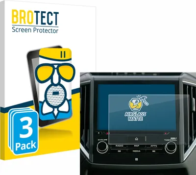Produktbild von 3x BROTECT Entspiegelungs Schutzglas für Subaru Forester 2022-2024 8" Schutzfolie Panzer Folie Glas Display Schutz matt