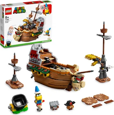 Produktbild von LEGO 71391 Super Mario Bowsers Luftschiff – Erweiterungsset mit 3 Figuren