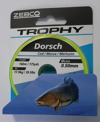 Produktbild von Dorsch Angelschnur monofil fluo gelb Ø 0,50 mm 160 m 17,9 kg