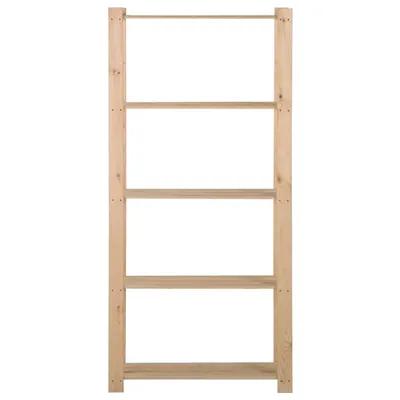 Immagine prodotto di vidaXL Scaffale a 5 ripiani 80x28,5x170 cm in legno di pino massiccio