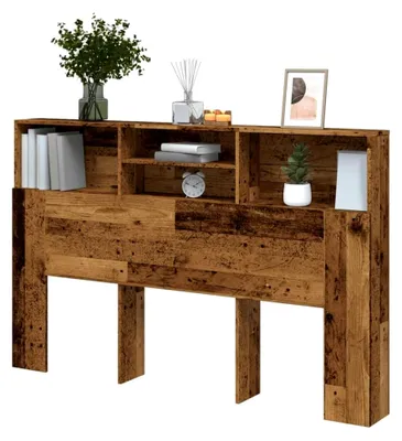 Produktbild von Möbel, Betten und Accessoires, Kopfteile und Fußteile, Kopfteil, Schrank aus altem Holz, 160 x 19 x 103,5 cm, Holzwerkstoff