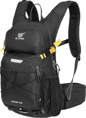 Immagine prodotto di Zaino da escursionismo 20L SKYSPER Zaino da bici Zaino da sci Zaino da uomo Nero