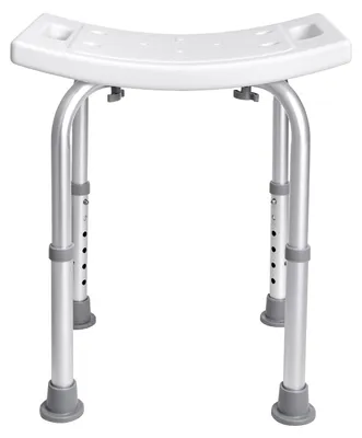 Produktbild von Duschhocker Duschstuhl 360–485 mm Höhenverstellbar, Badhocker Badsitz 158,8 kg Tragfähigkeit