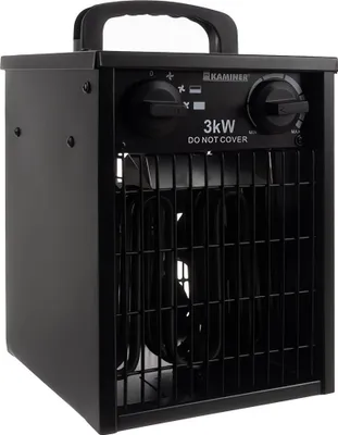 Immagine prodotto di Kaminer 21872 Ventilatore elettrico 3000 W, 514m3/h, IPX4, nero