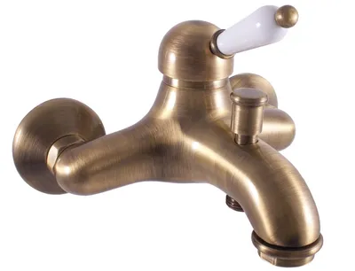 Obrázek produktu pro Slezák-RAV Vodovodní baterie vanová Slezák RAV Labe L554.5SM stará mosaz Barva: stará mosaz, Rozměr: 150 mm