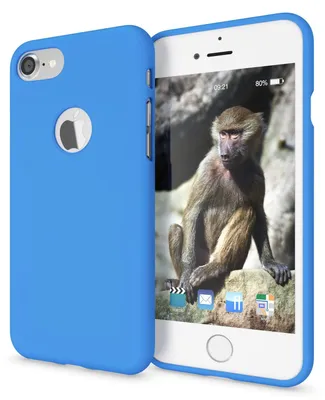 Obrázok produktu pre Puzdro na mobilný telefón Apple iPhone 7 od NALIA, tenké silikónové neónové puzdro Tenký kryt na telefón Modrý