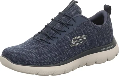 A single Skechers sneaker shown from a side-diagonal angle against a white background.