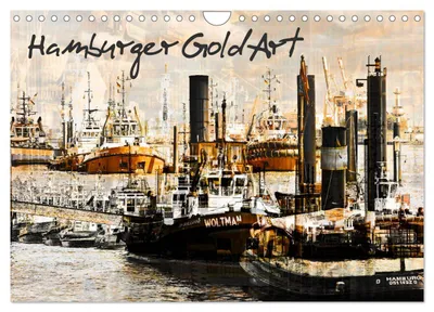 Produktbild von Hamburger GoldArt (Wandkalender 2027 DIN A4 quer), CALVENDO Monatskalender