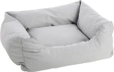 Productafbeelding van Flamingo hondenbed Genève, rechthoekig, grijs, afmetingen: 80 x 67 x 22 cm