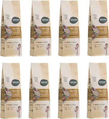 Produktbild von Melasse Hefeflocken, Nachfüllbeutel, konventionell, 8 x 200 g
