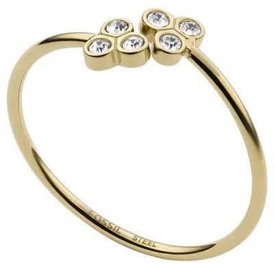 Immagine prodotto di Fossil JF04114710505 Anello da donna in acciaio inossidabile oro bianco 53 (16,9)