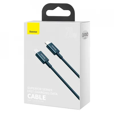 Obrázok produktu pre Kábel Baseus Superior Series, USB-C to Lightning, 20 W, PD, 2 m, modrý