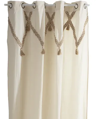 Produktbild von Atmosphera Créateur d'intérieur Gardine mit Ösen Baumwolle beige 260cm x 140cm