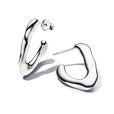 Immagine prodotto di Orecchini Pandora Essence da donna, modello aperto a V, argento 293290C00