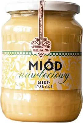 Zdjęcie produktu dla Miód nawłociowy 710ml/1kg - Schronisko Bukowina