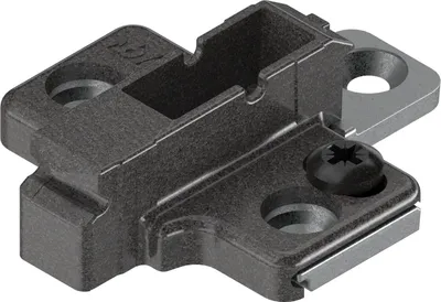 Produktbild von BLUM CLIP ONYX Kreuzmontageplatte, Zink, Systemschrauben Distanz 6 mm