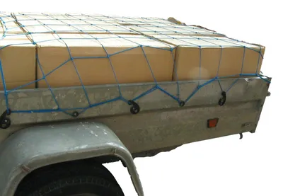 Produktbild von Anhängernetz 120x80 cm dehnbar Gepäcknetz Sicherungsnetz mit 10 Haken