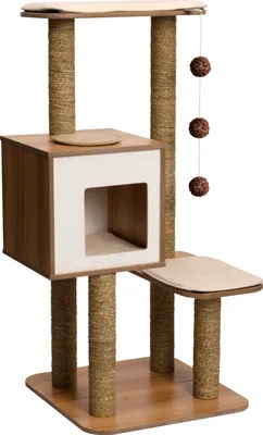 Produktbild von Hagen VP Katzenmöbel, V-High Base, Walnuss; 52045