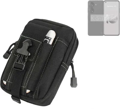Produktbild von K-S-Trade Gürtel Tasche kompatibel mit Asus Zenfone 10 Gürteltasche Holster Schutz Hülle Handy Hülle Smartphone outdoor Handy-Hülle schwarz