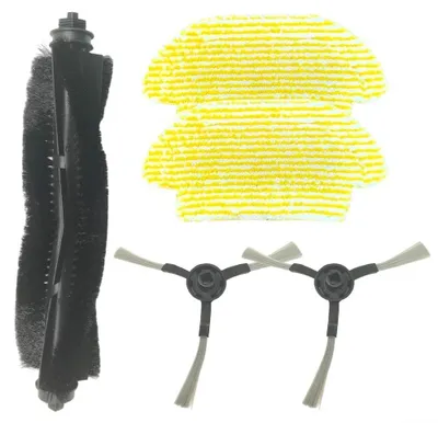 Ersatzset Hauptbürste + Seitenbürsten + Wischtücher für RCV 3