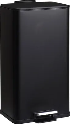Obrázok produktu pre Kovový odpadkový kôš DELTA, čierny, 30 l