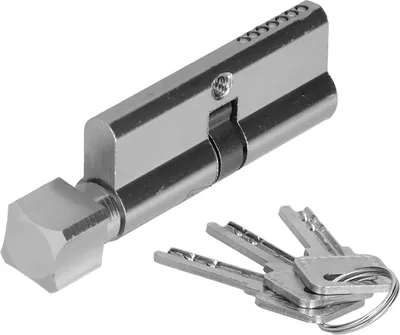 Image de Cylindre à clé intérieur en alliage d'aluminium et de fer pour une épaisseur de porte de 3550mm