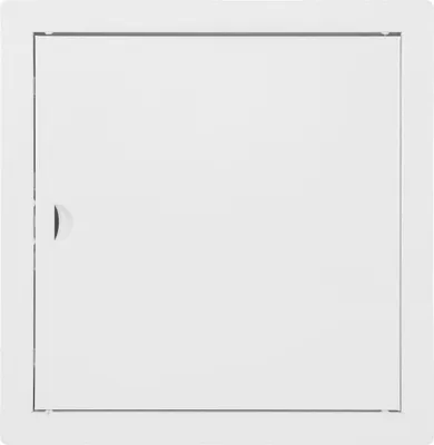 Produktbild von Revisionsklappe Metall Revisionstür FEINZ - 25x25 cm - Weiß - Robust - Einfache Montage - Praktische Lösung
